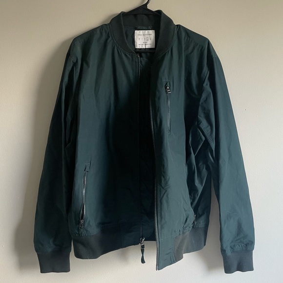 Men’s Urban Outfitter Green Bomber Jacket - Picture 10 of 10
